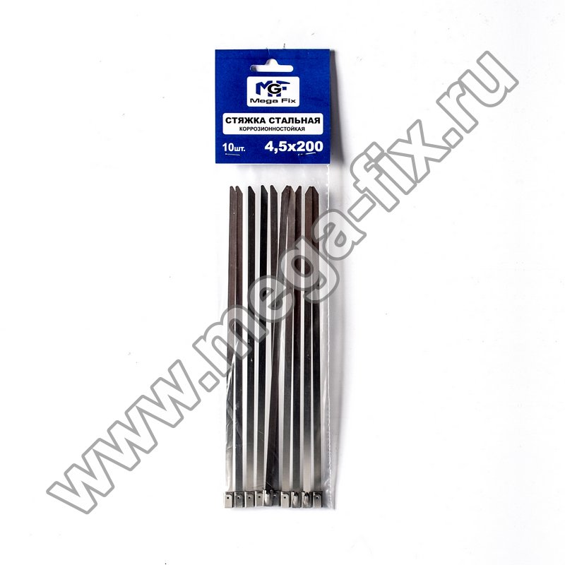 Хомут-стяжка стальная коррозионностойкая 7,9х800 (50 шт./уп.)